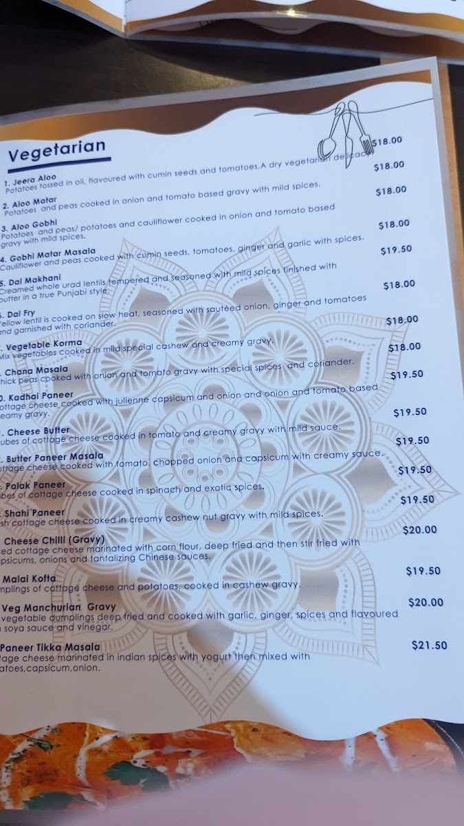 Menu Friends Cuisine Of India-3