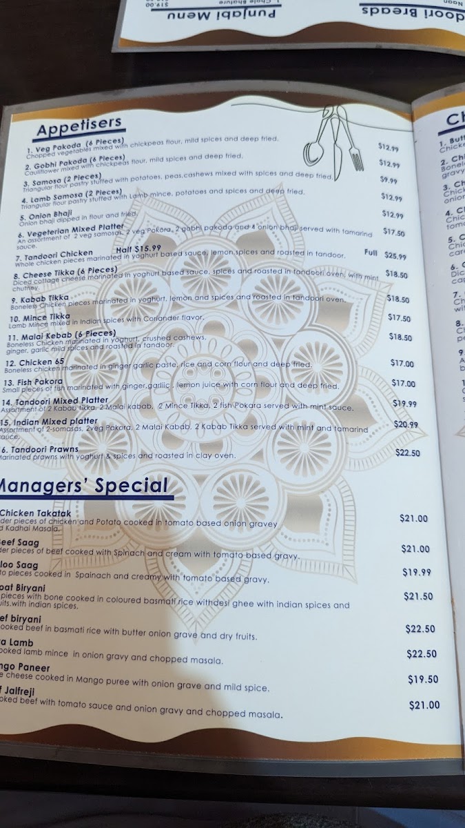 Menu Friends Cuisine Of India-8